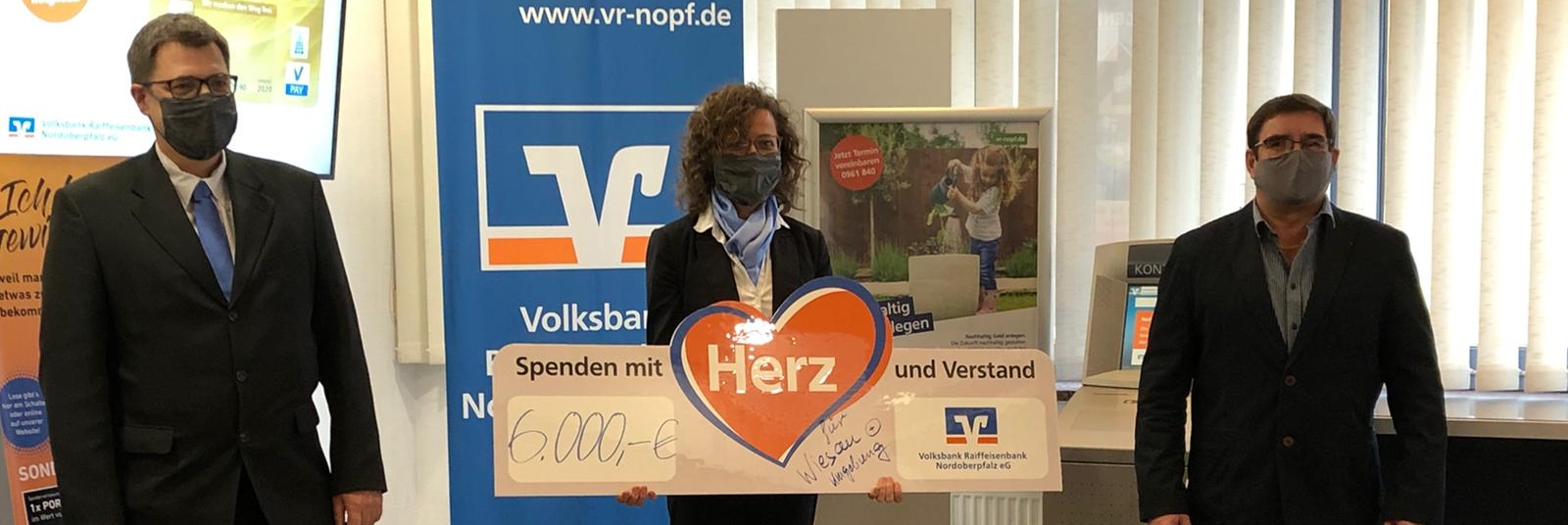 8.000 € Spende Gewinnsparverein in Wiesau und Fuchsmühl